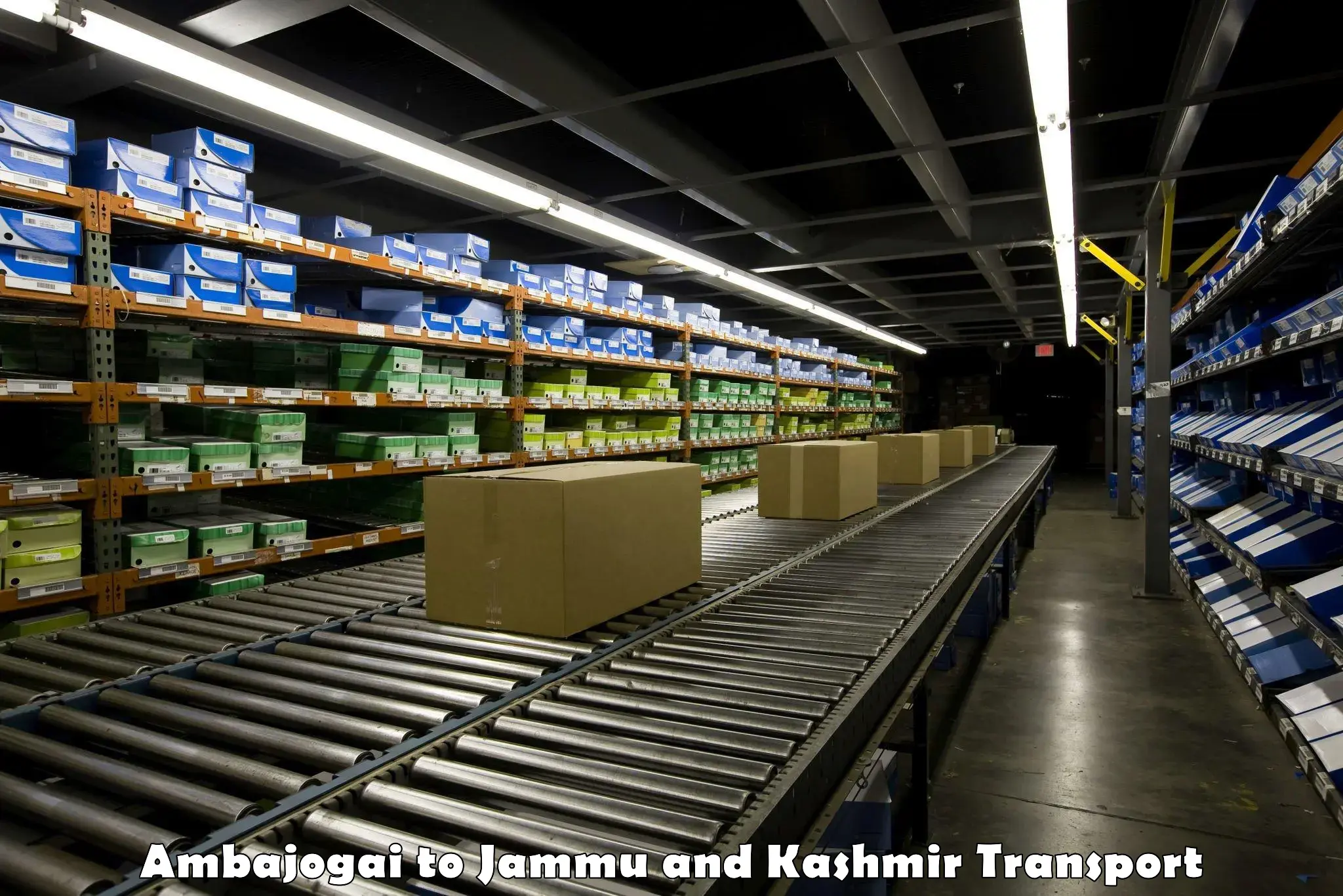 Goods delivery service Ambajogai to Jammu