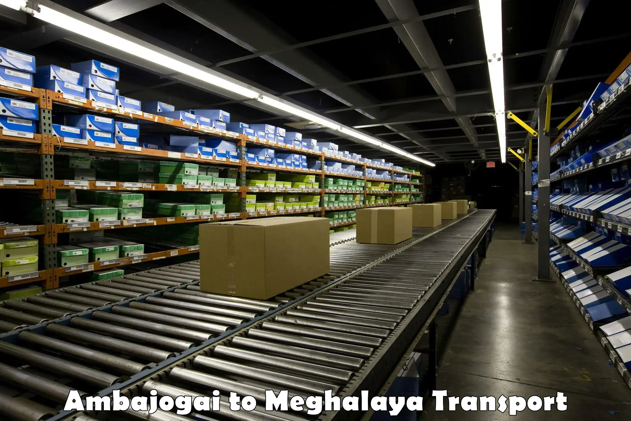 Logistics transportation services Ambajogai to Umsaw