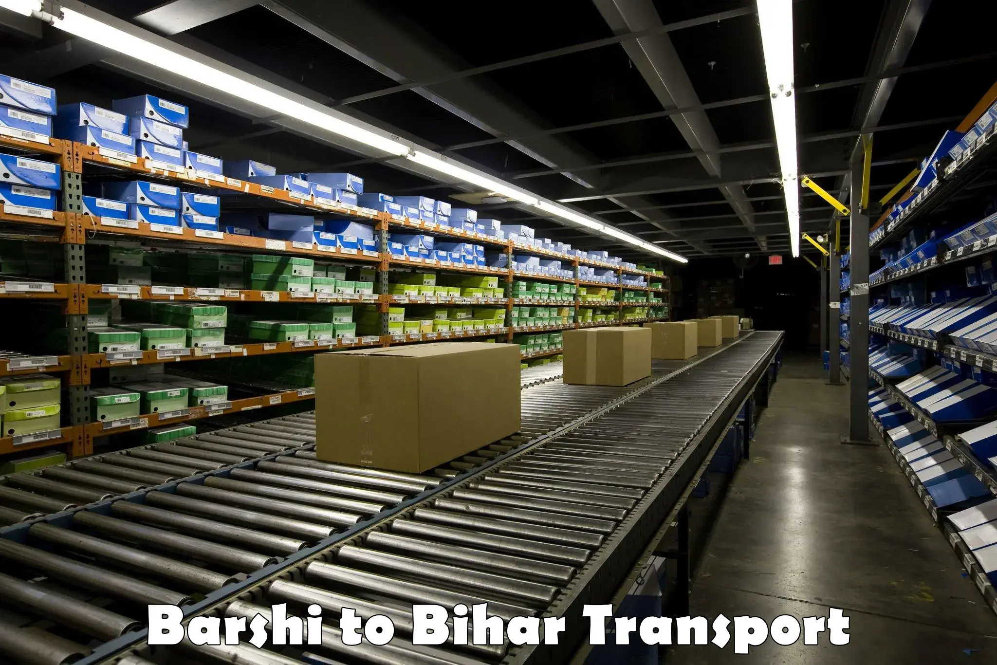 Logistics transportation services Barshi to Hajipur