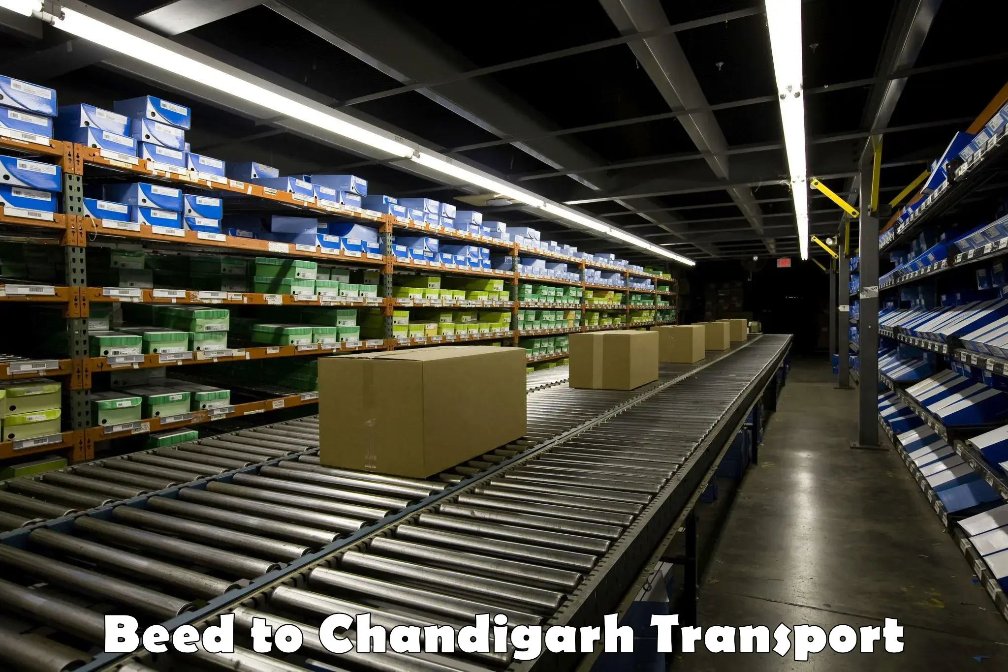 Container transport service Beed to Chandigarh