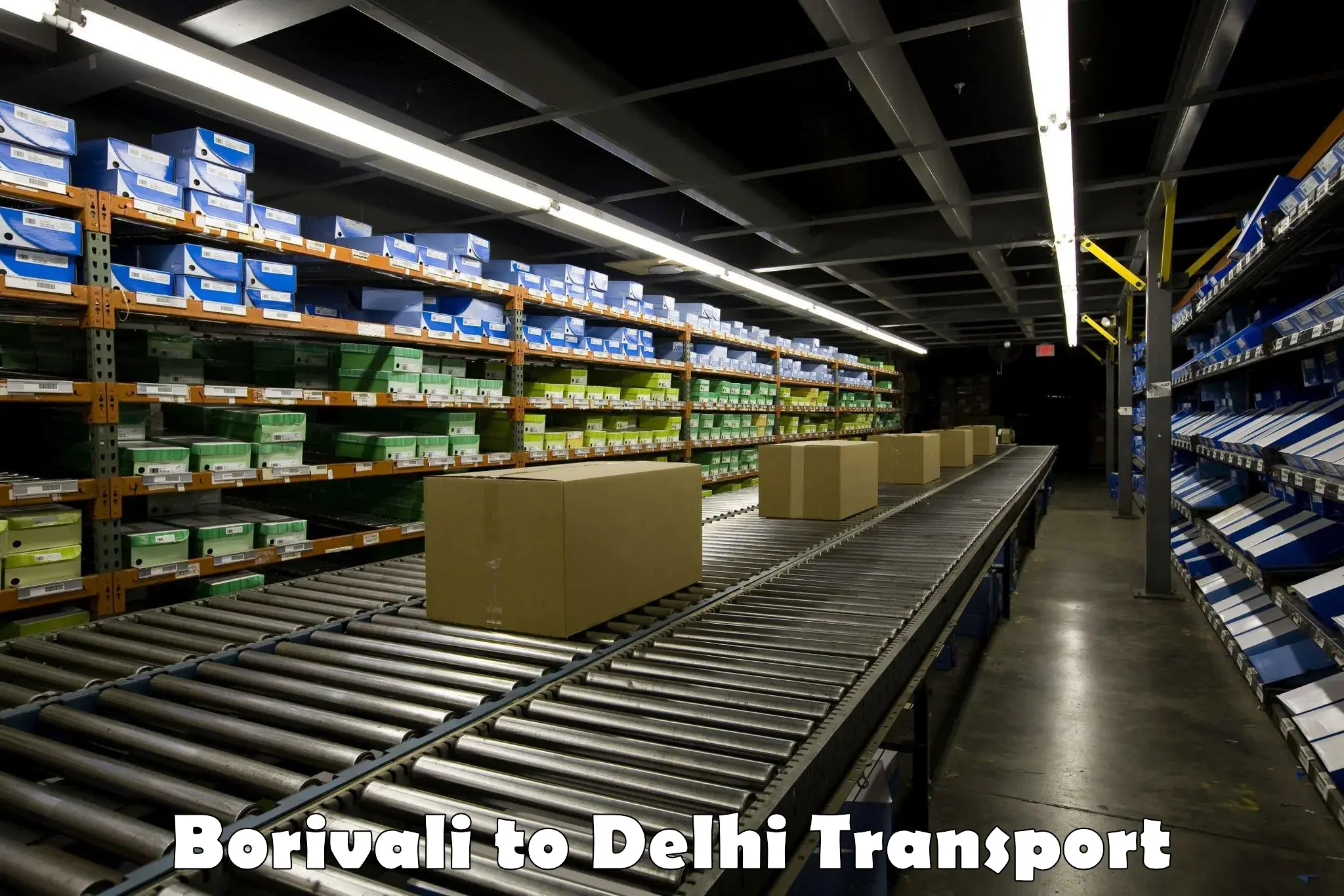 Truck transport companies in India Borivali to Delhi