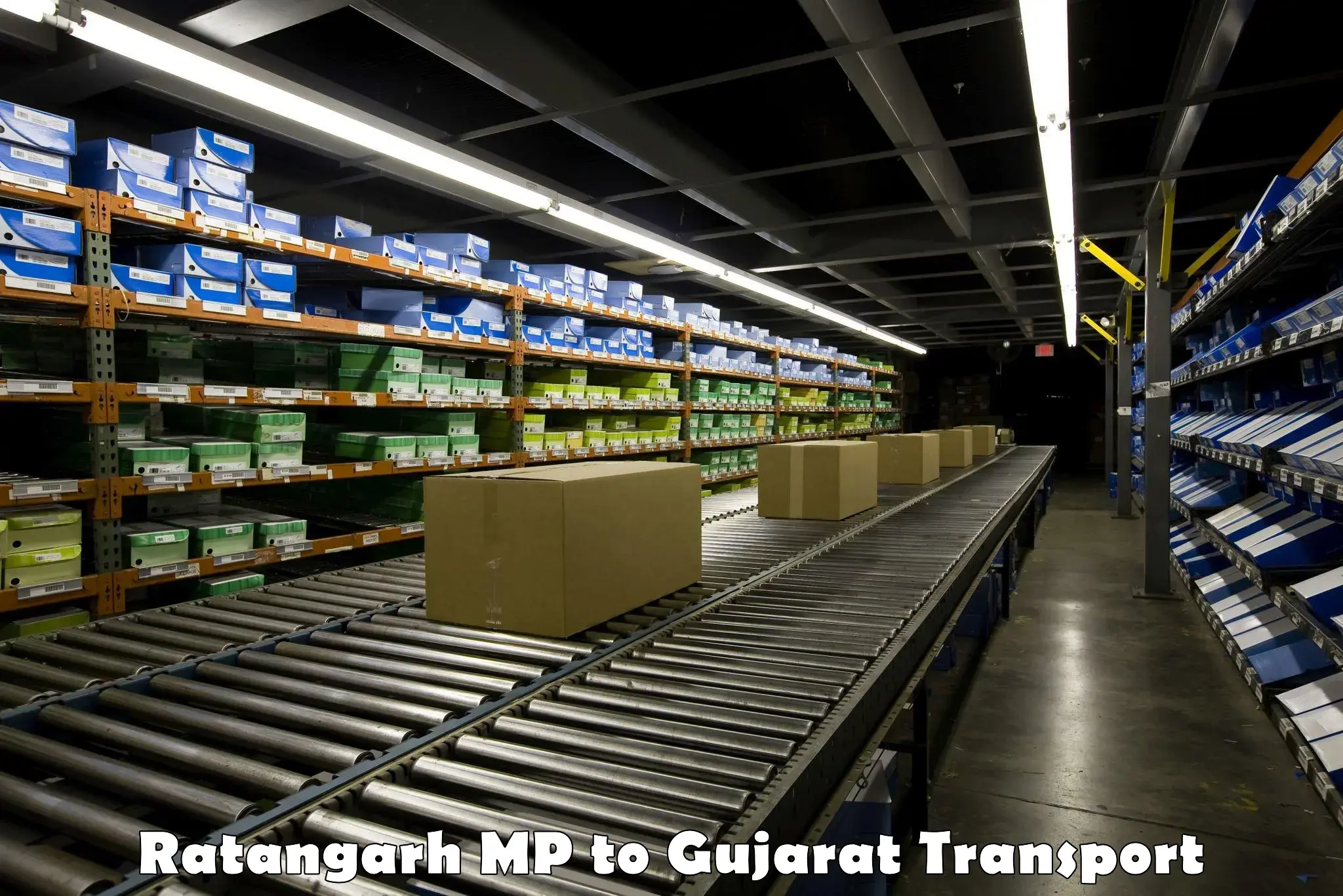 Nearest transport service Ratangarh MP to Surat