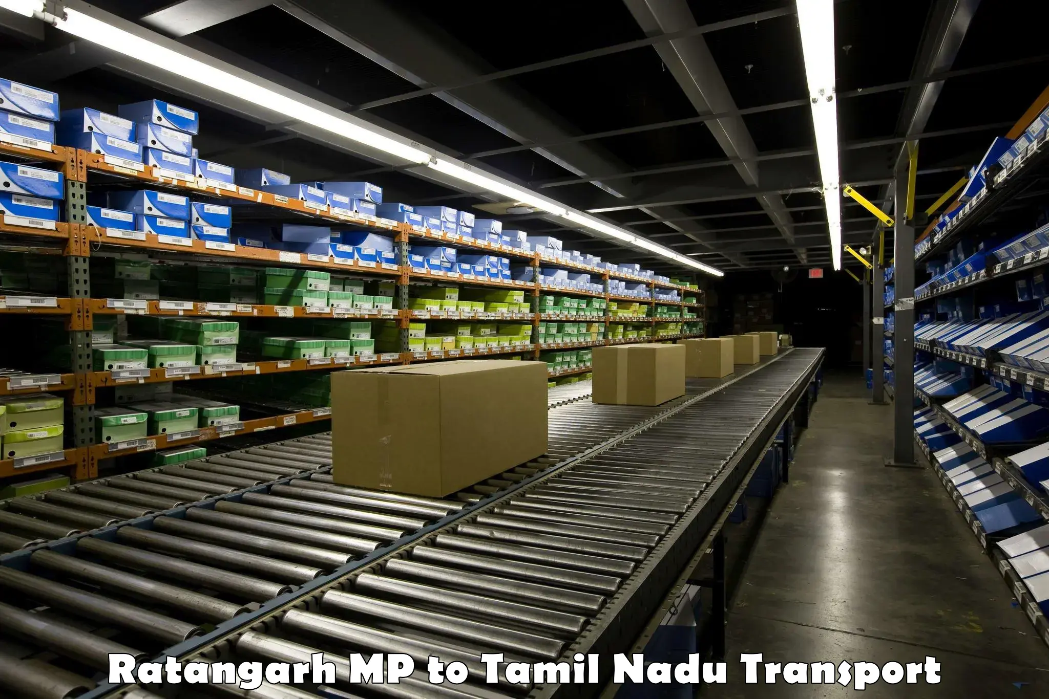 Domestic goods transportation services in Ratangarh MP to Omalur