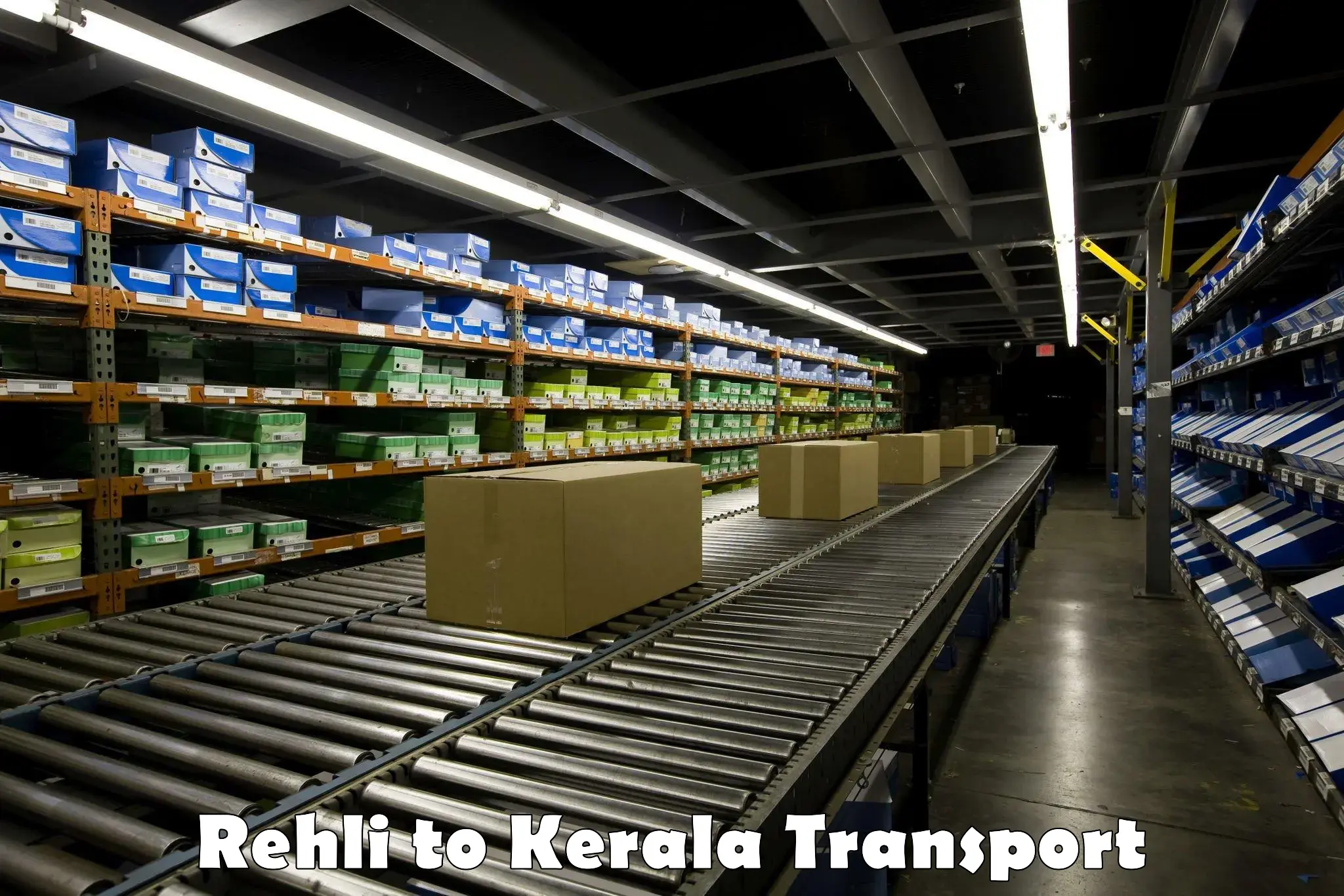 Nearest transport service Rehli to Kerala
