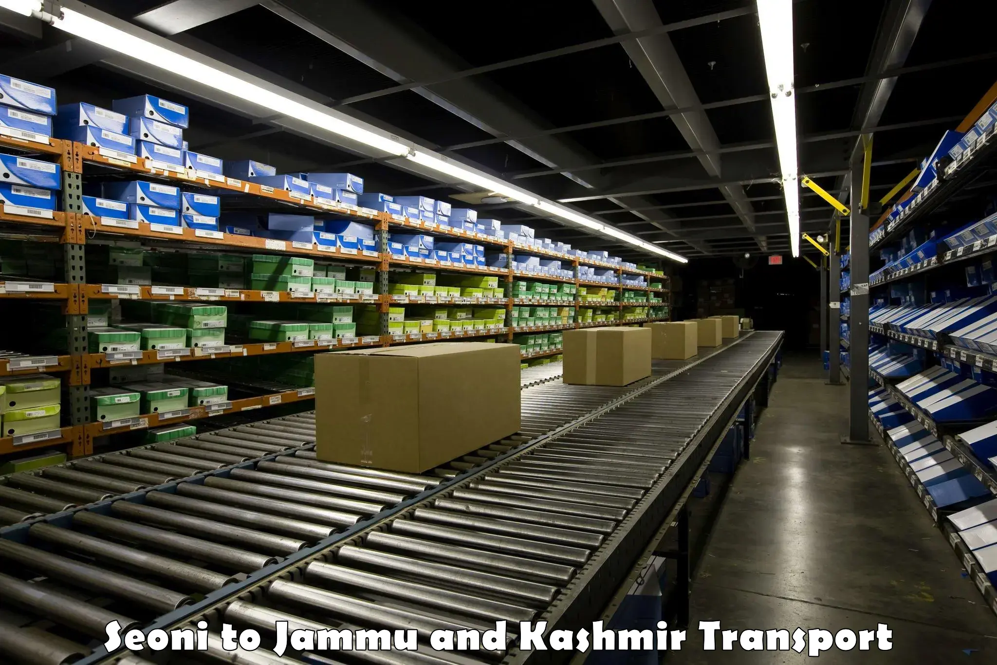 Part load transport service in India Seoni to Srinagar Kashmir