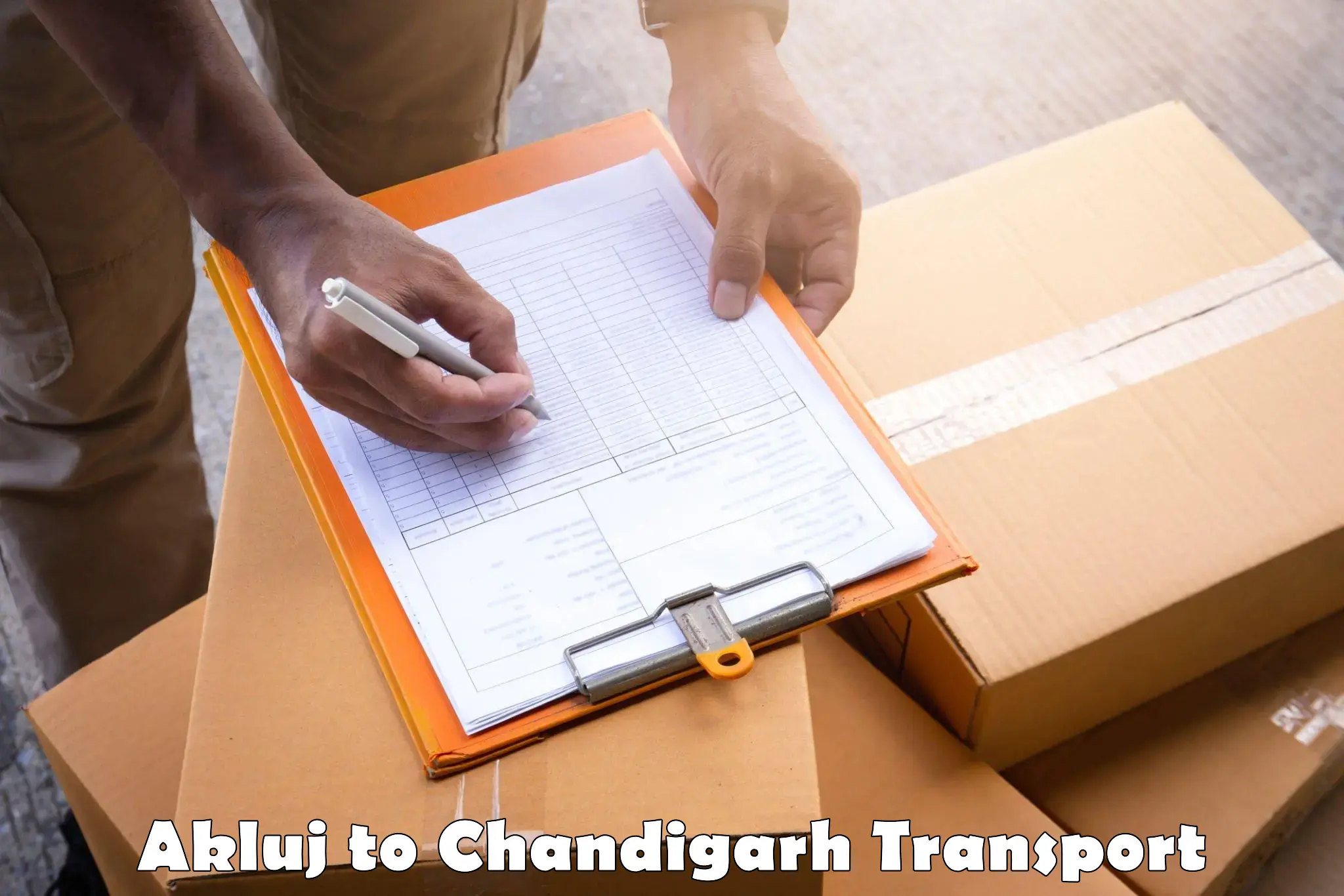 Shipping partner Akluj to Panjab University Chandigarh