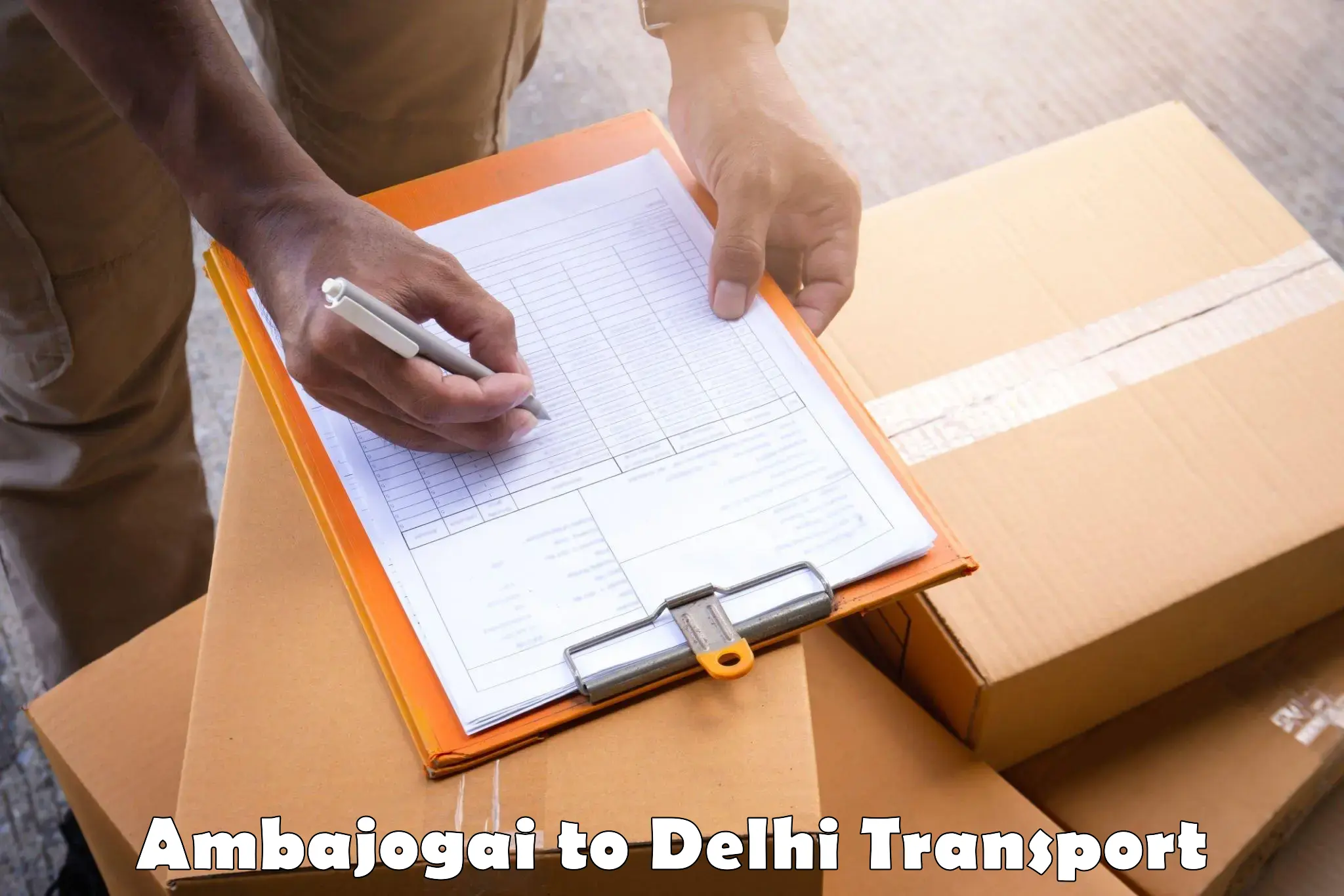 Truck transport companies in India Ambajogai to NCR