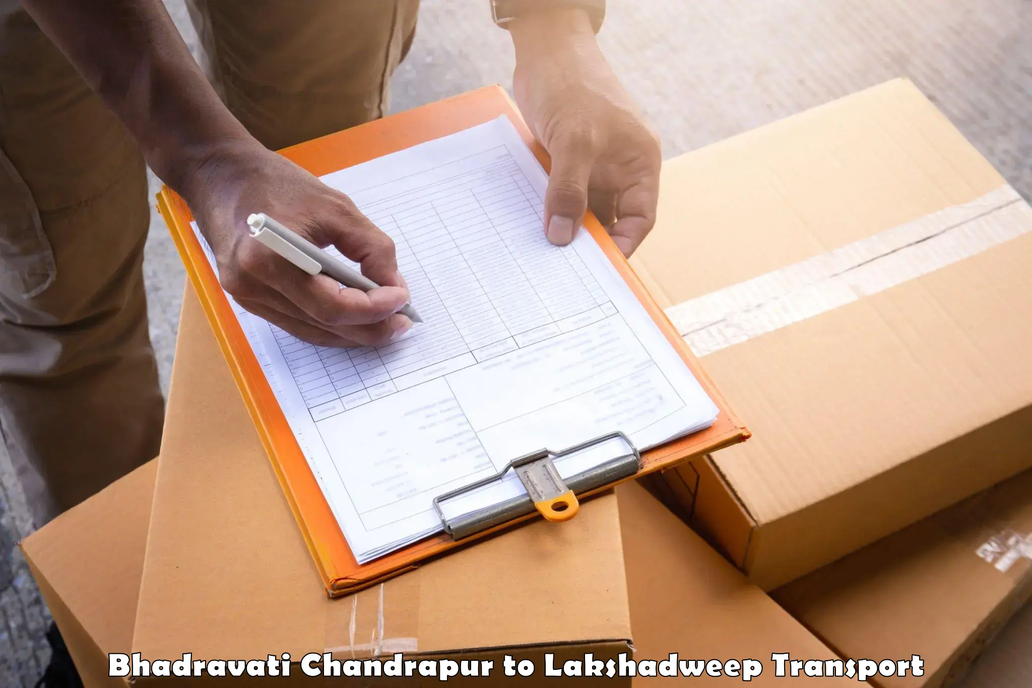 Shipping services Bhadravati Chandrapur to Lakshadweep