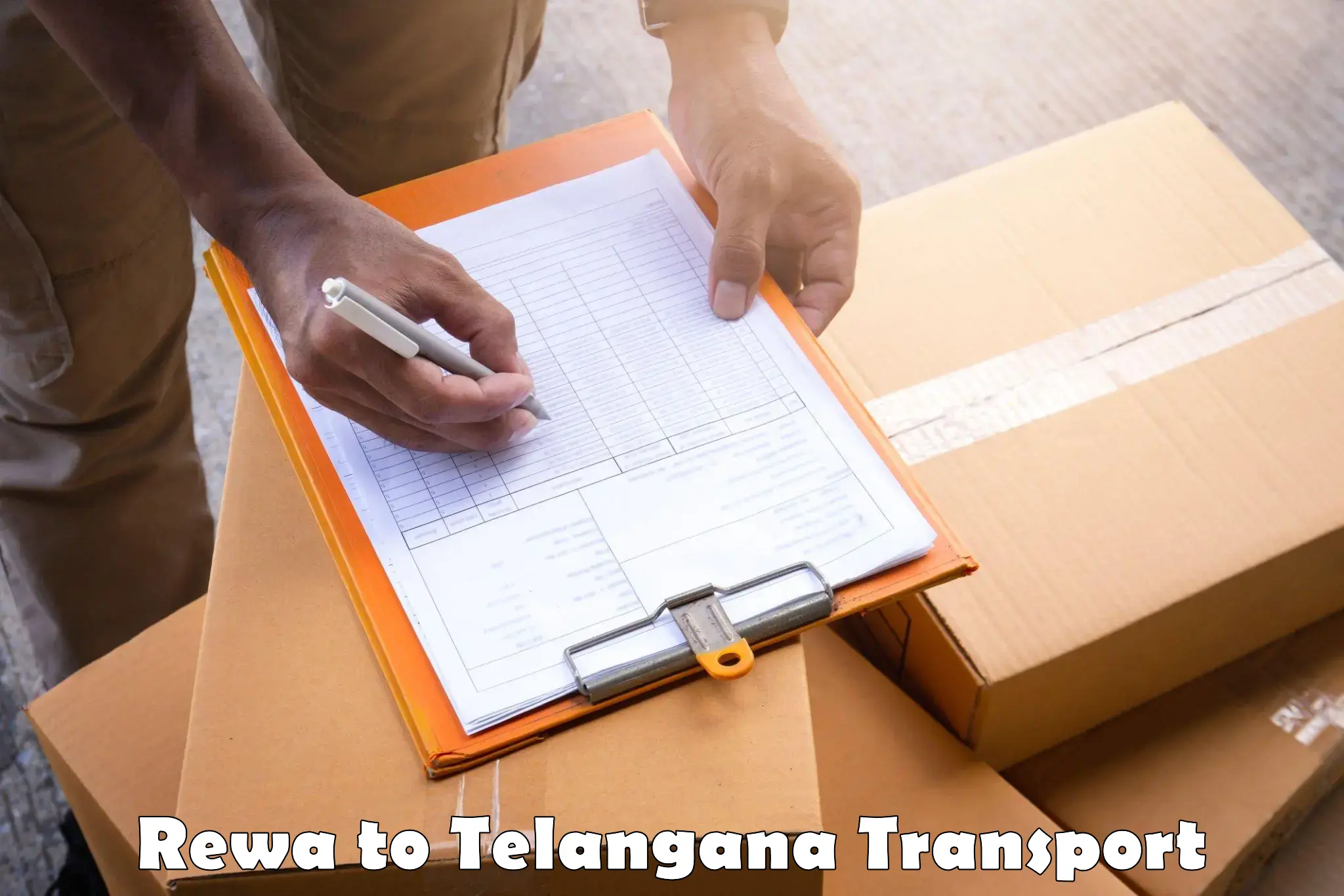 Air freight transport services Rewa to Osmania University Hyderabad