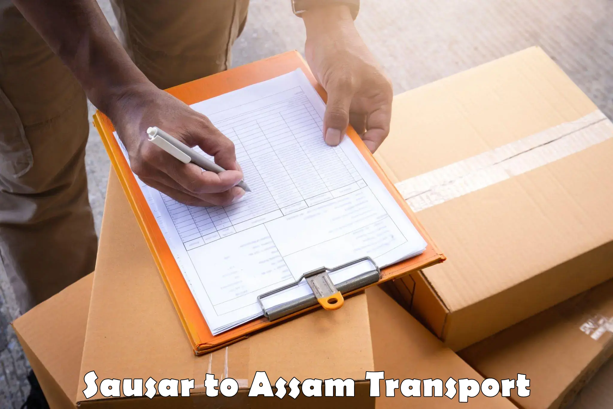 Road transport online services Sausar to Assam