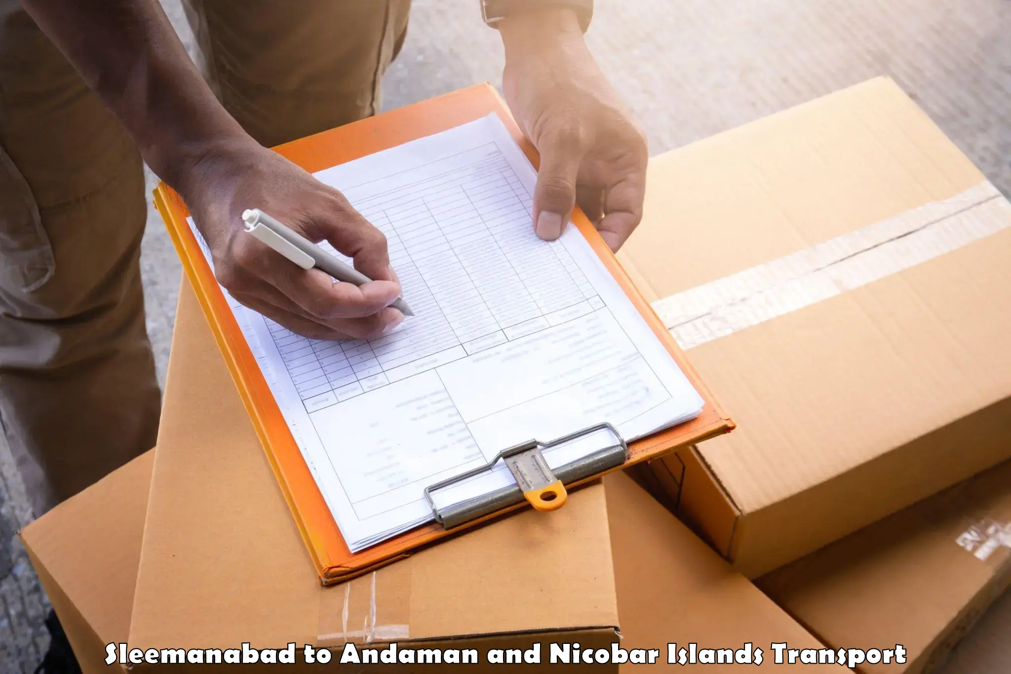 Shipping services Sleemanabad to South Andaman
