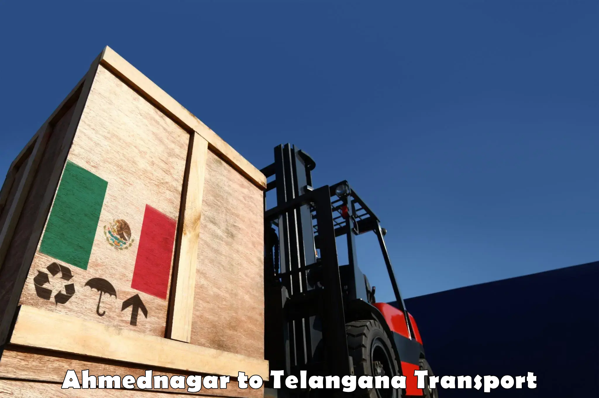 Lorry transport service Ahmednagar to Peddapalli