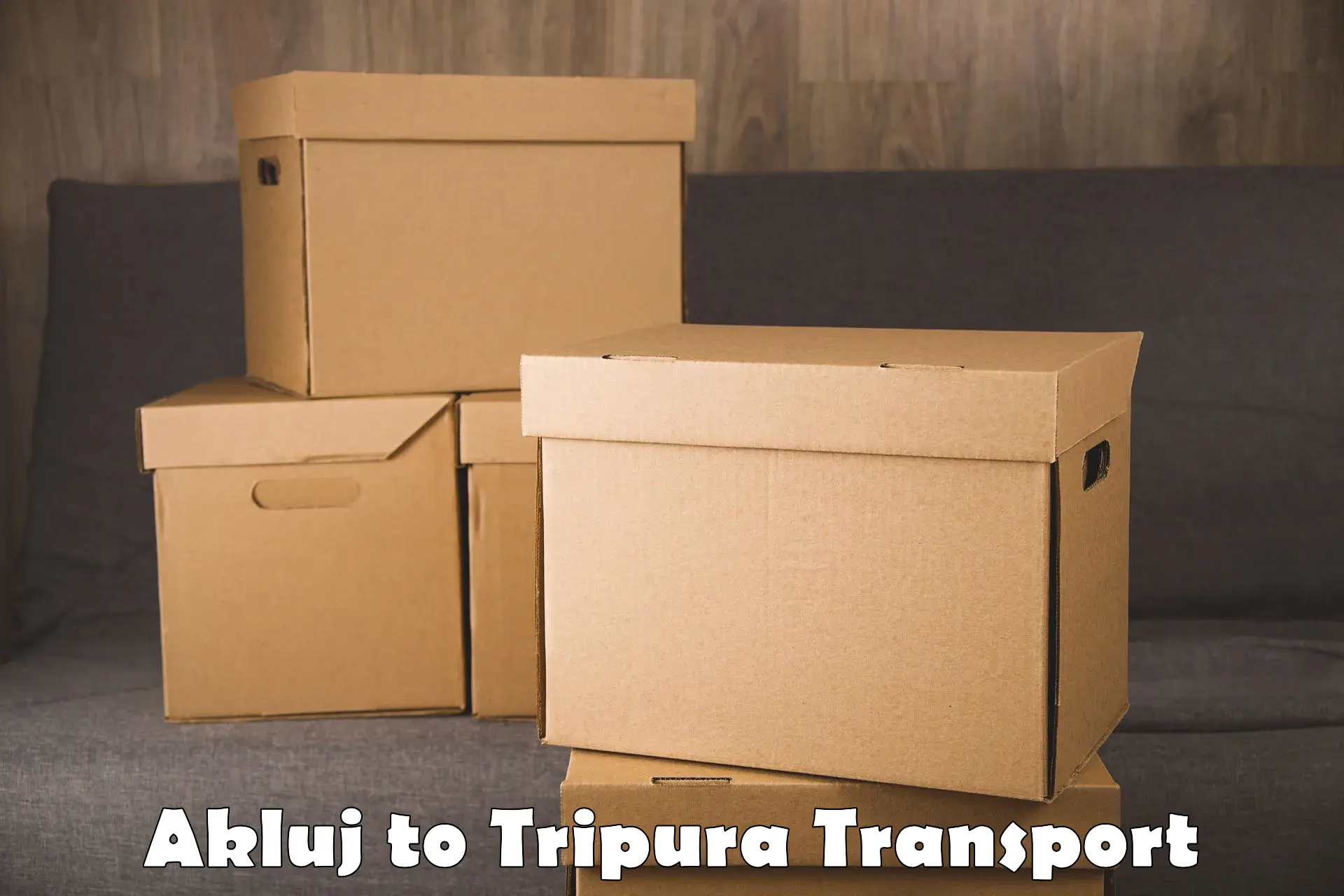 Daily transport service Akluj to Udaipur Tripura