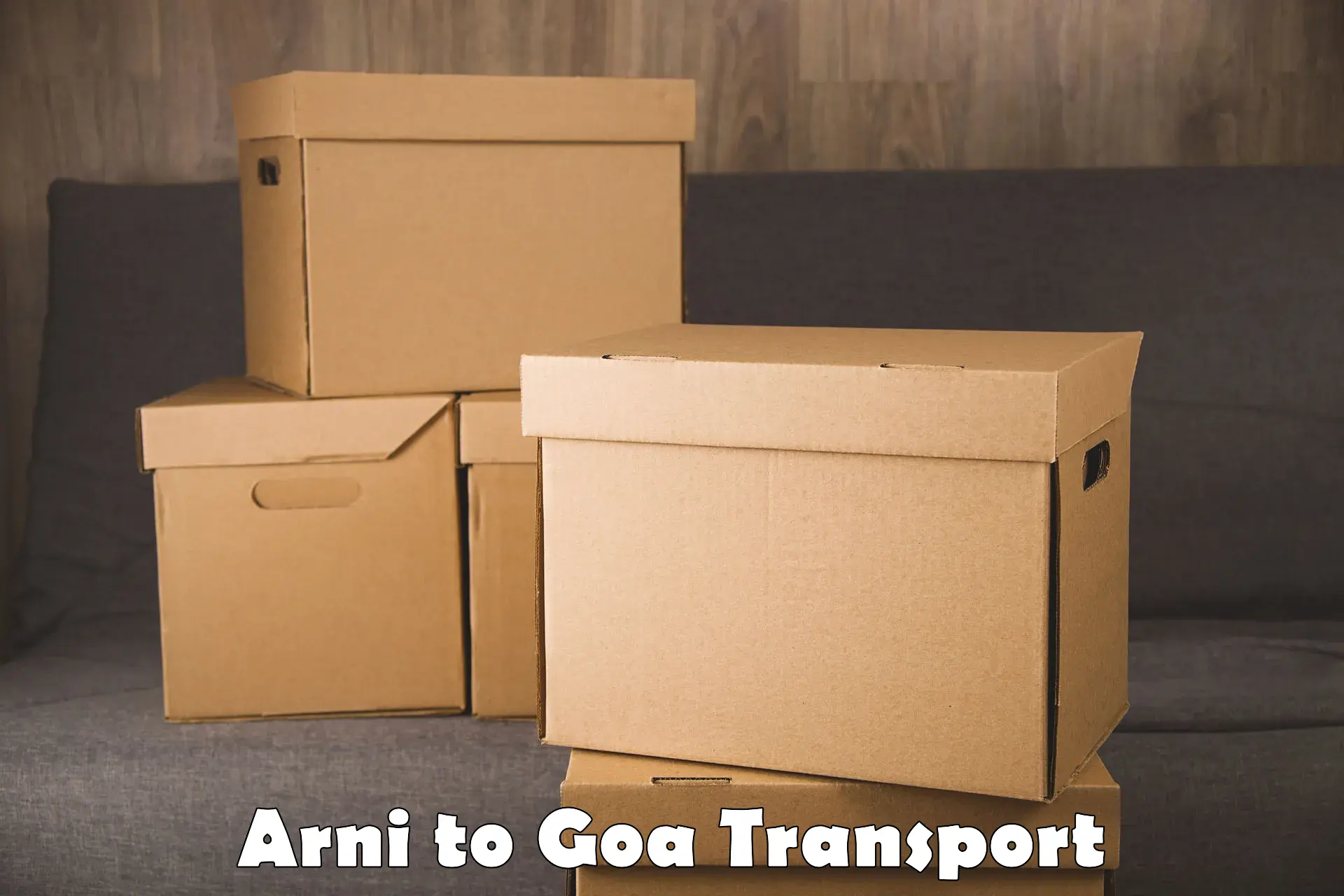 Furniture transport service Arni to Goa University