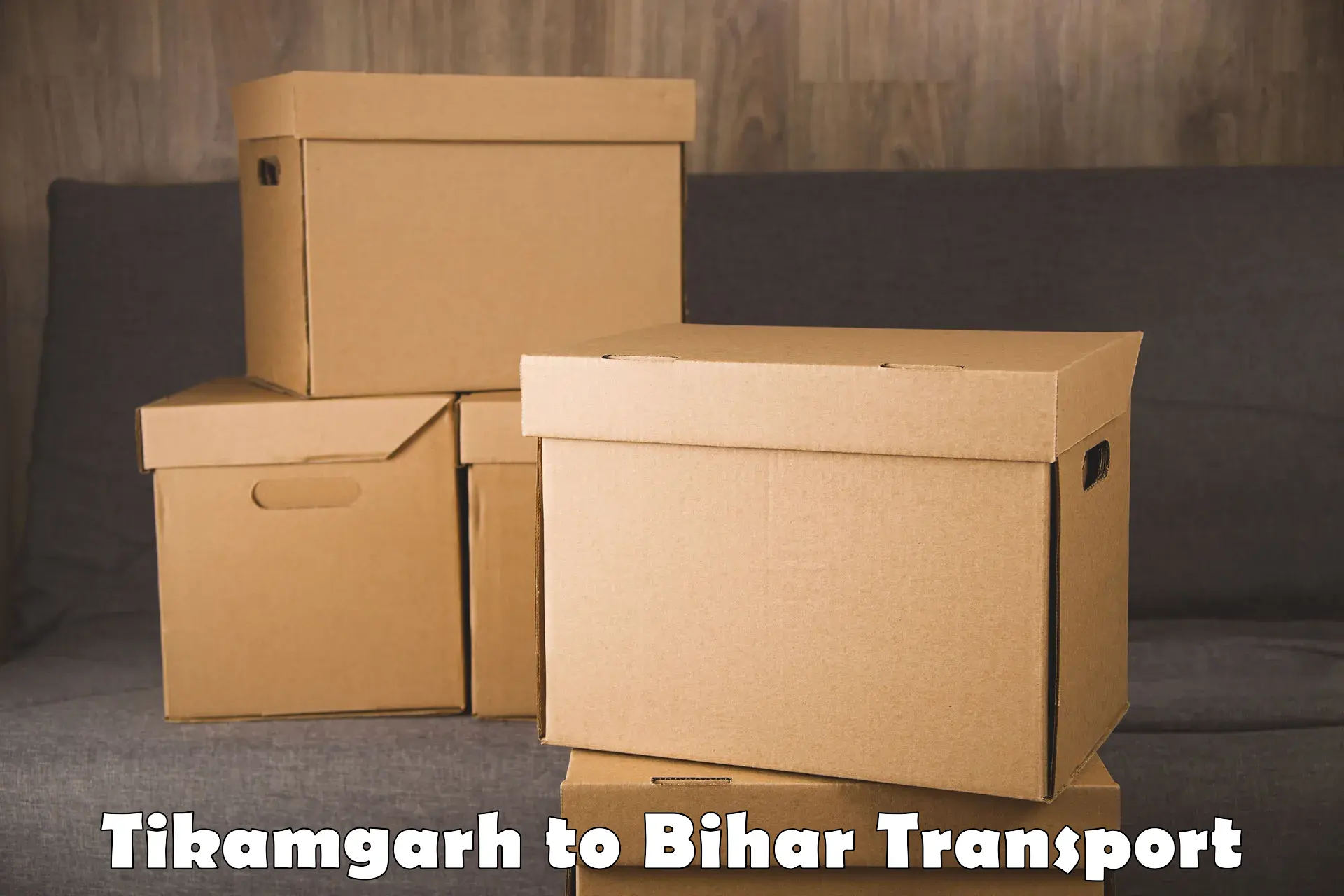 Cargo train transport services Tikamgarh to Gopalganj