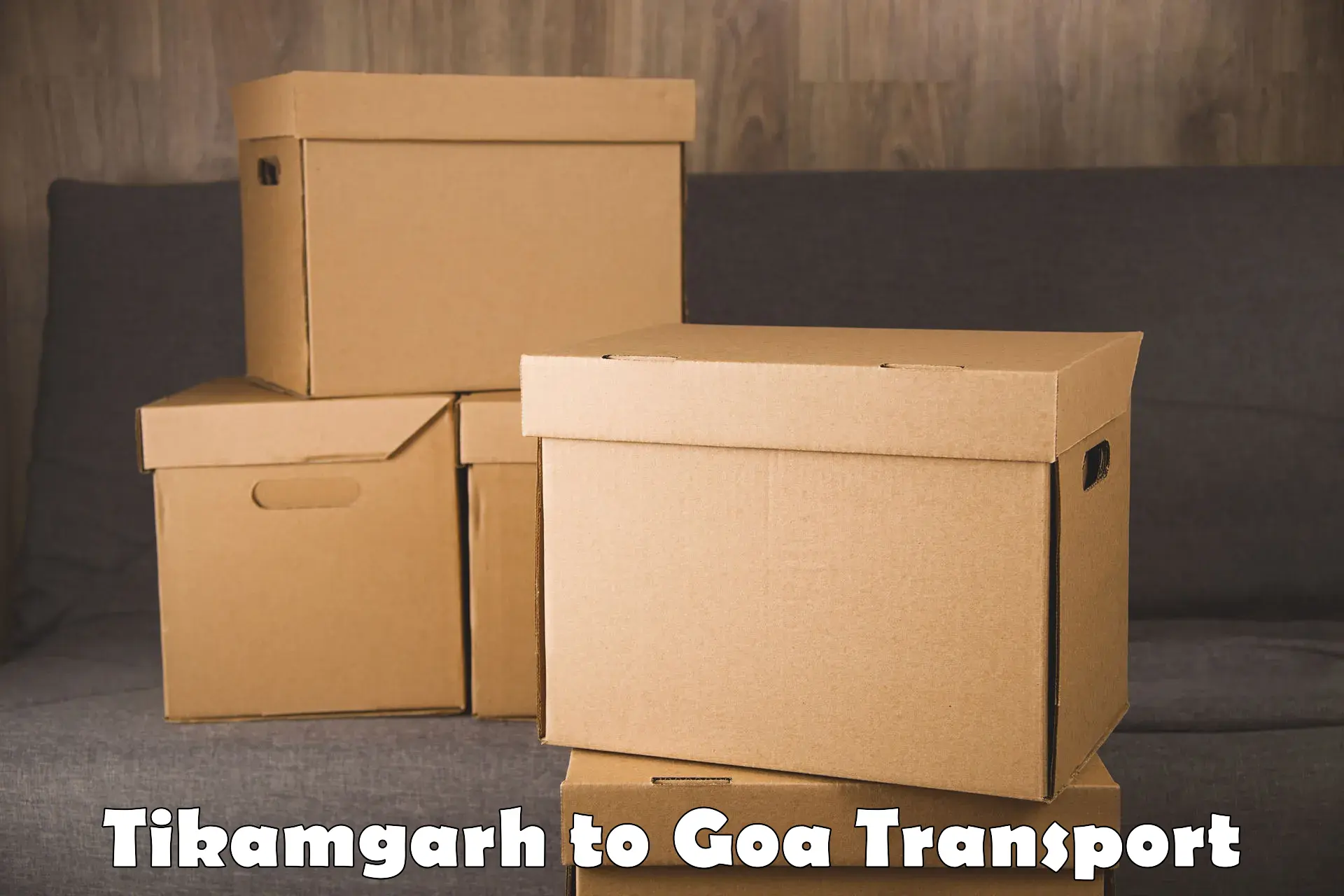 Logistics transportation services Tikamgarh to Canacona
