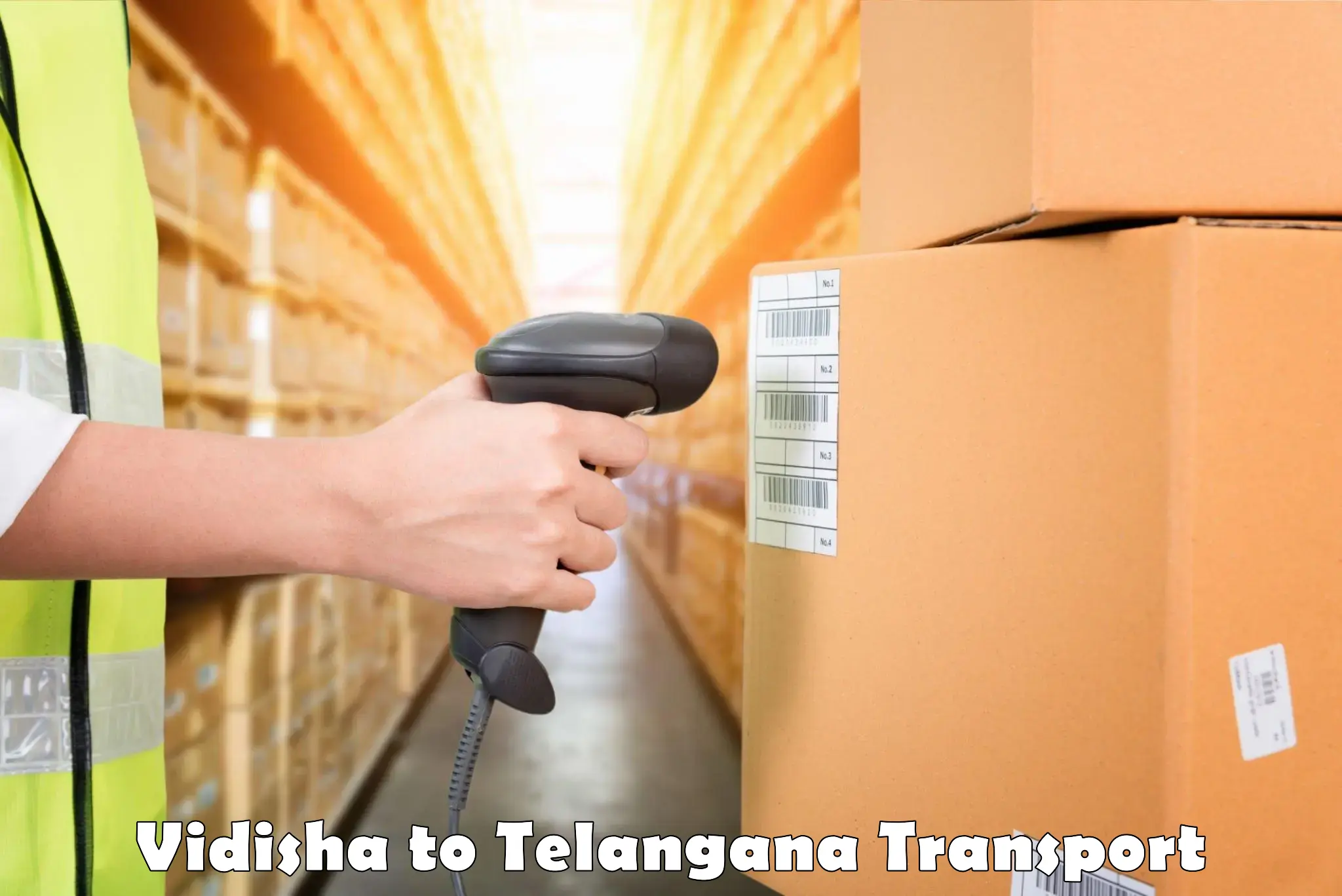 Delivery service Vidisha to Telangana