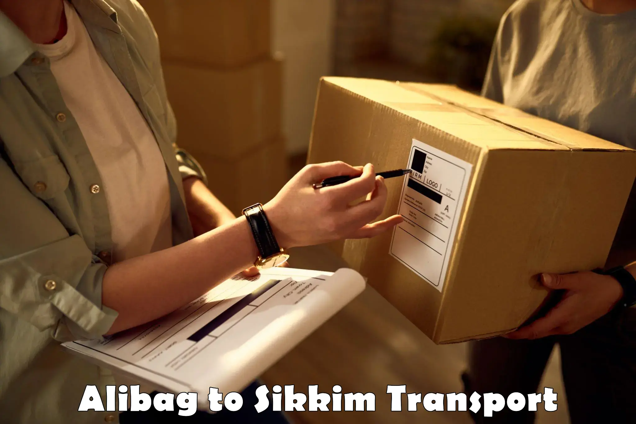 Pick up transport service in Alibag to NIT Sikkim