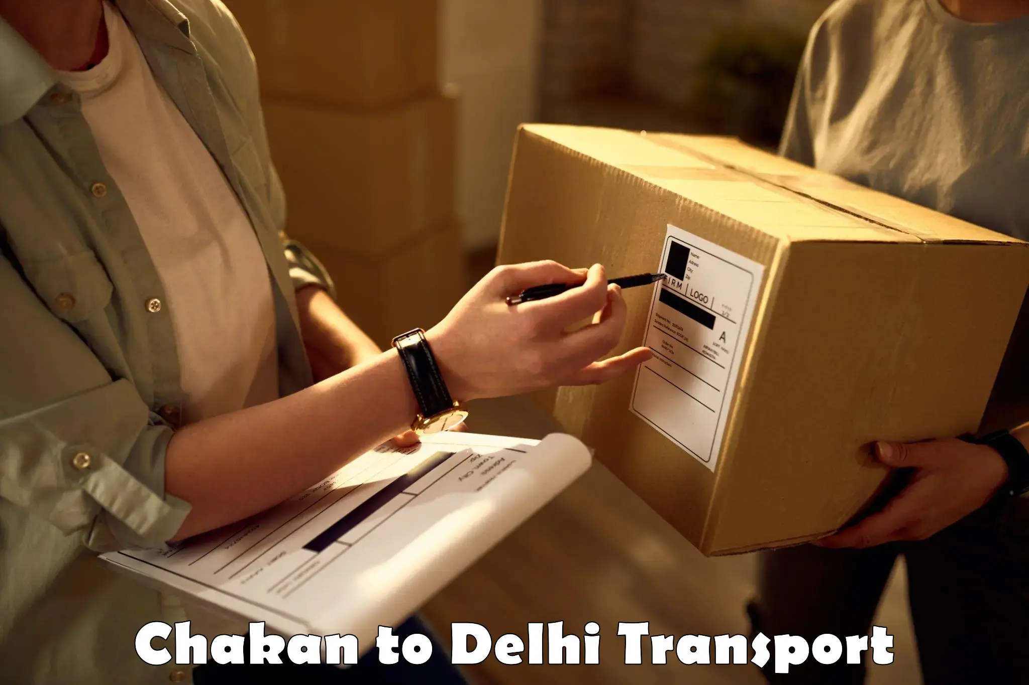 Shipping services in Chakan to Delhi