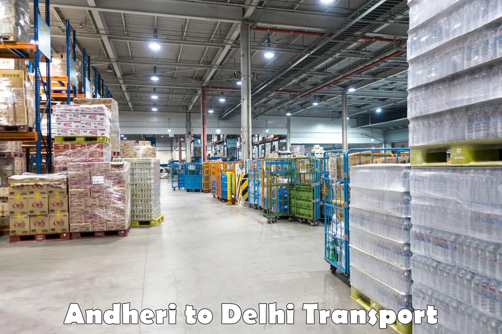 International cargo transportation services Andheri to Ramesh Nagar