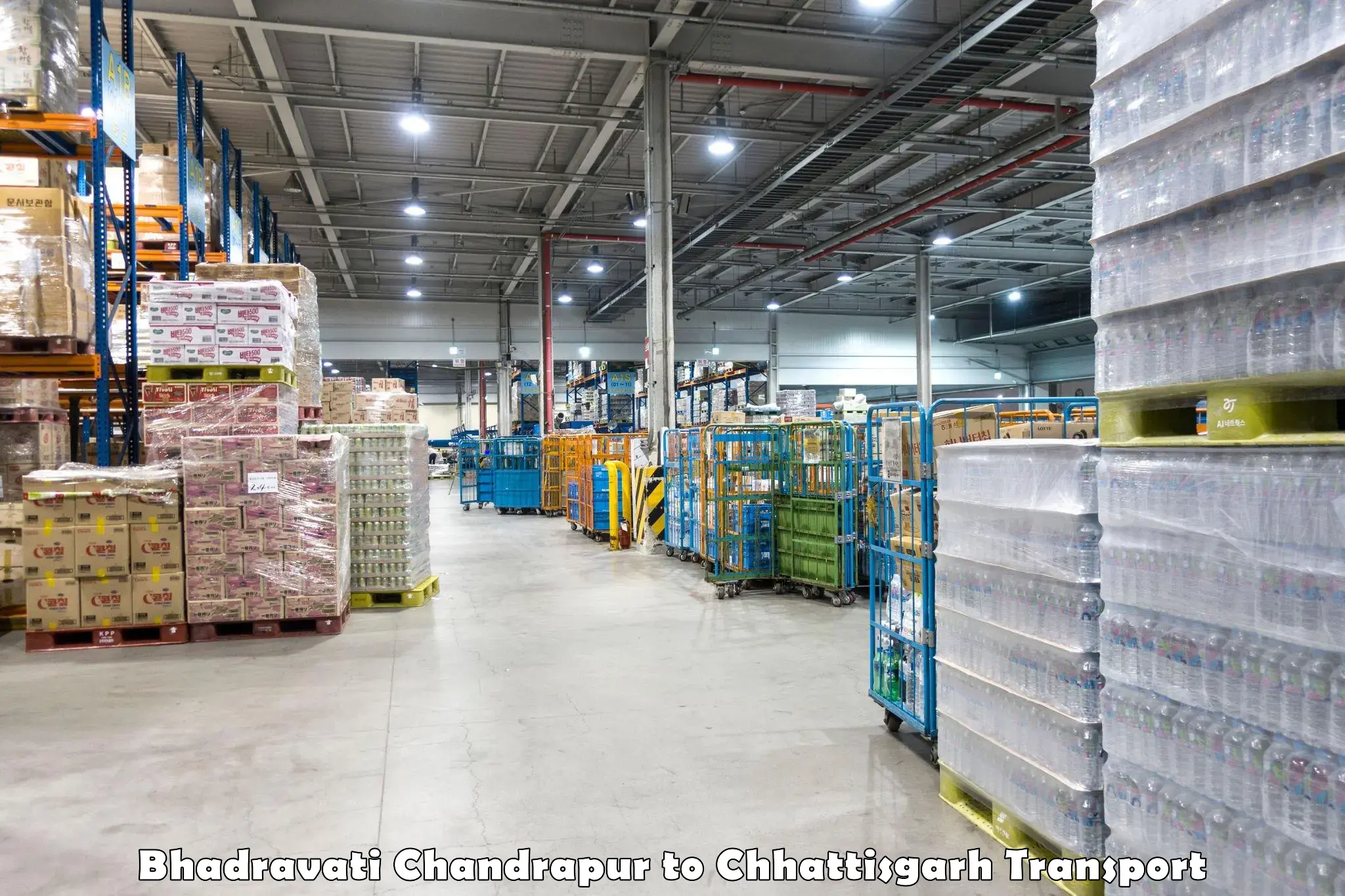 Truck transport companies in India Bhadravati Chandrapur to Chhattisgarh